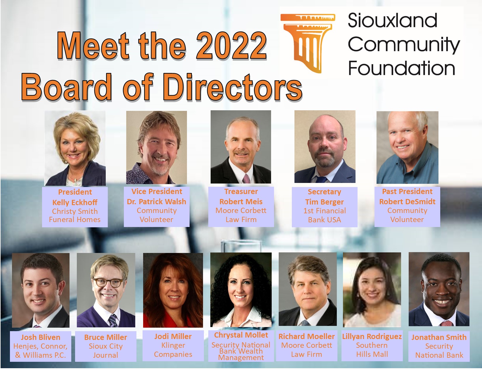Meet the 2022 SCF Board of Directors Image 1
